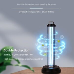 Lampa UV-C cu Ozon, telecomanda si temporizator, otel inoxidabil, 60W - 120 mp