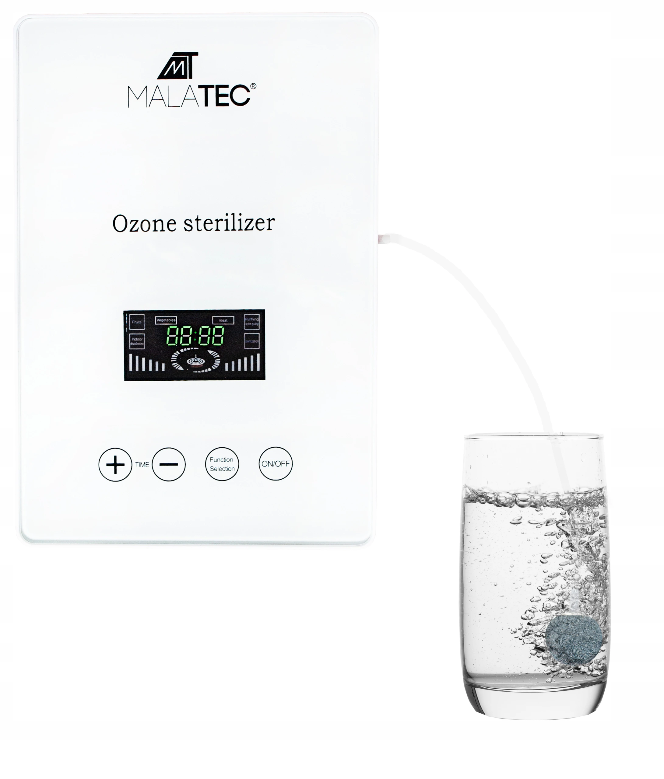 Purificator cu generator de ozon 15w purificare si dezinfectare aer apa si alimente afisaj lcd timer 7
