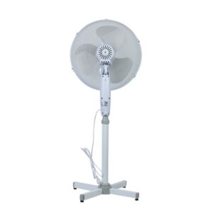 Ventilator cu picior Esperanza Hurricane, 3 trepte de viteza, 50W, diametru elice 40 cm, alb (2)