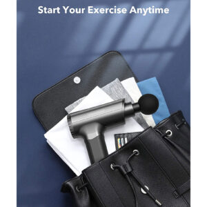 Aparat de masaj profesional Gun TaoTronics TT-PCA004, 20 trepte de viteza, 6 capete interschimbabile, autonomie 4 ore