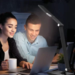 Lampa de birou Smart LED TaoTronics TT-DL16, protectie ochi, control touch, 5 moduri de lumina, USB, 12W, 600 lm