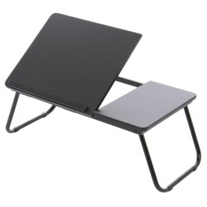 Masa pliabila pentru laptop MDF, unghi ajustabil, multifunctionala, neagra