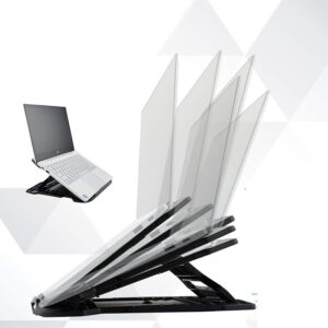 Stand pentru laptop, unghi ajustabil 7 trepte, suprafata anti-alunecare, universal (9)