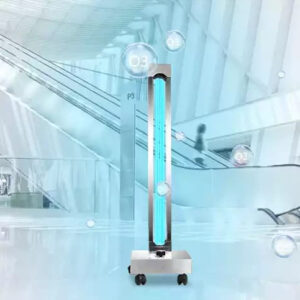 Lampa UV-C germicida profesionala cu telecomanda, temporizator, functie delay, cadru otel, 100W
