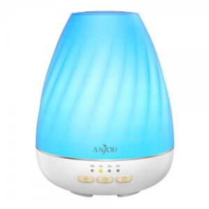 Difuzor aromaterapie cu Ultrasunete Anjou, 200ml, 13W, LED 7 culori