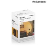 Proiector LED Sunset Sulam Innovagoods, simulare apus de soare, 3W, 260 lm, lumina calda, USB