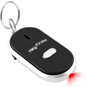Breloc cu functie de localizare chei, LED, negru