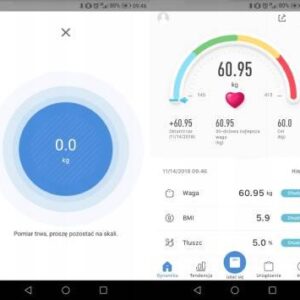 Cantar de baie analitic inteligent, Bluetooth, display digital, masurare 8 parametri