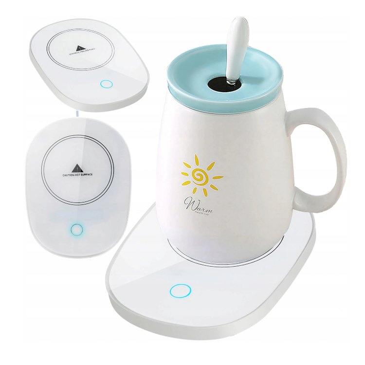Incalzitor electric universal pentru mentinerea bauturilor calde automat cana sau pahar termostat consum mic 5