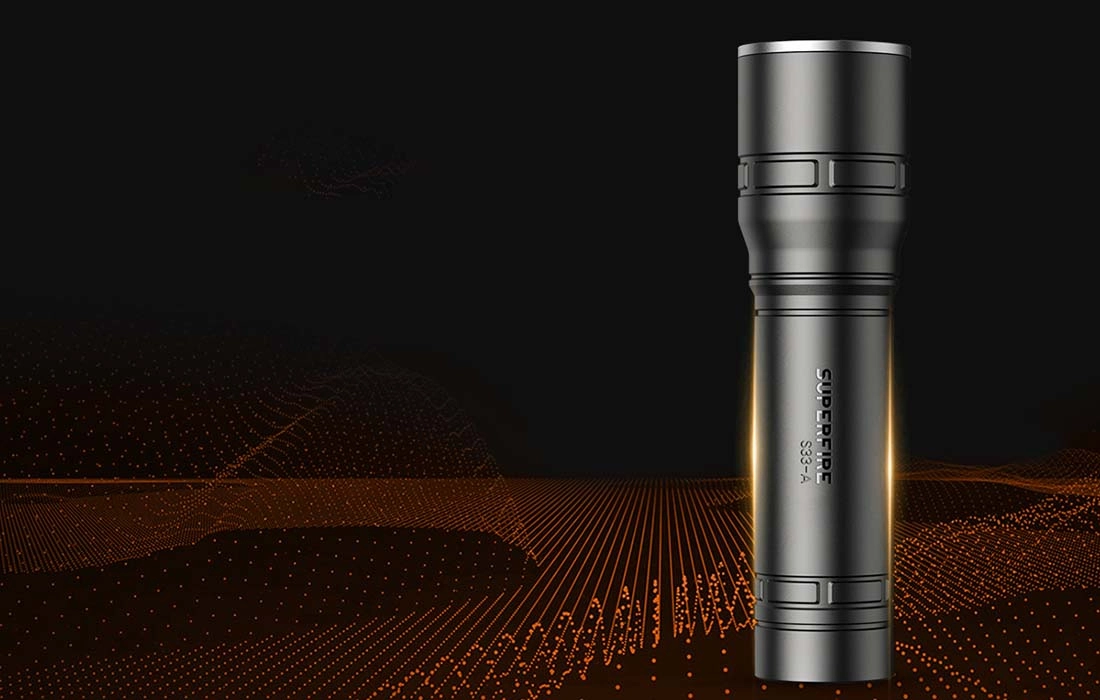 Lanterna LED Superfire S33-A, 130 lm, dustanta 220 m, incarcare USB, 4 moduri de iluminare, 2 (5)