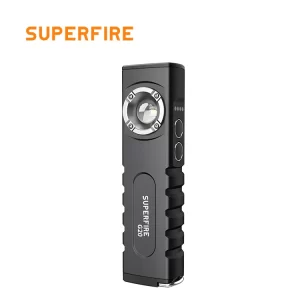 Lanterna Multifunctionala LED Superfire G20, Laser, 500 lumeni, acumulator 2000 mAh, incarcare USB-C