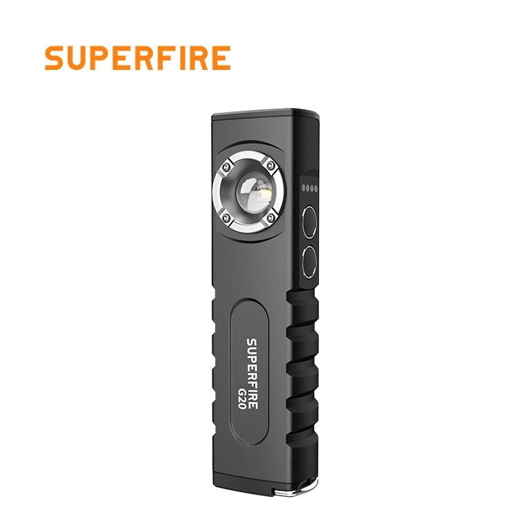 Lanterna Multifunctionala LED Superfire G20, Laser, 500 lumeni, acumulator 2000 mAh, incarcare USB-C (1)