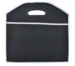Organizator pliabil de portbagaj cu 3 compartimente, manere sustinere, material textil, negru
