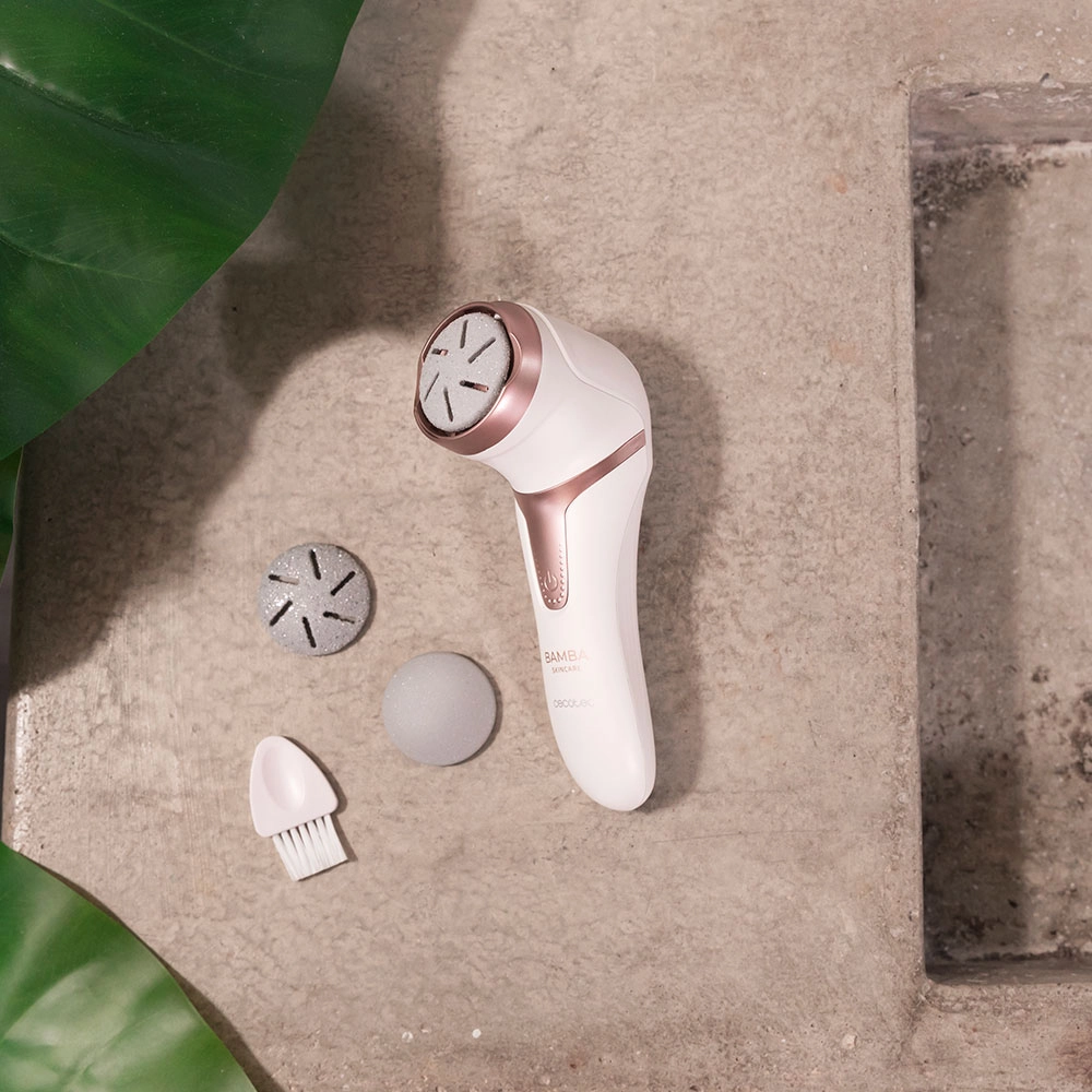 Pila electrica pentru calcaie Cecotec Bamba SkinCare Pure 3 discuri diferite 2 viteze 8