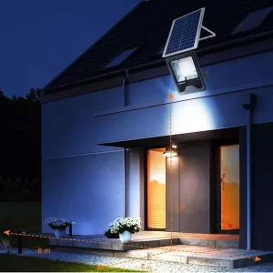 Proiector LED Superfire FF1 B Panou solar Senzor Lumina 41W 320lm Telecomanda Waterproof 2