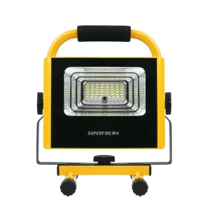 Proiector LED portabil Superfire FS1-G, 60W, Telecomanda, 1040 lm, reincarcabil, Acumulator 15600 mAh (1)