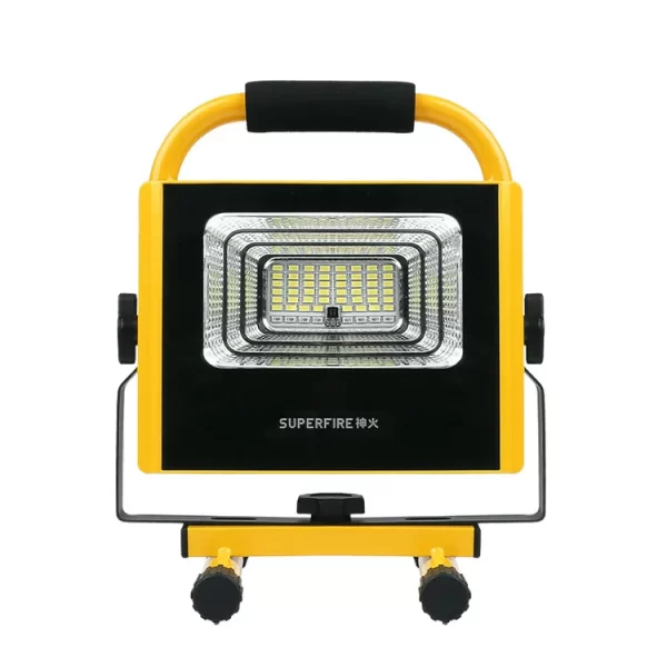 Proiector LED portabil Superfire FS1-G, 60W, Telecomanda, 1040 lm, reincarcabil, Acumulator 15600 mAh