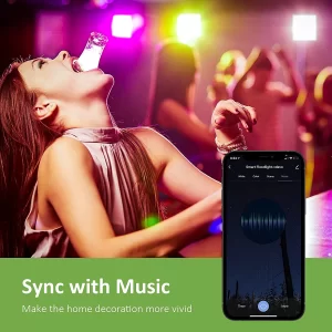 Set 2 proiectoare Smart LED RGB Novostella NTF72, BT Mesh, Alexa,Google, 50W, Sincronizare muzica, Exterior IP66 waterproof, Tuya Smart Life