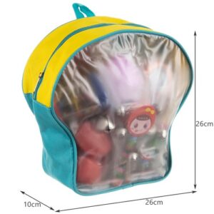 Set jucarii muzicale lemn, 24 piese Kruzzel, rucsac inclus