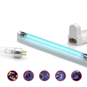 Lampa UVC bactericida fara ozon, 8W, dezinfectare si sterilizare, fixare perete