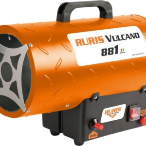 Aeroterma gaz propan (GPL) VULCANO 881, 10 kW, Debit de aer 580 mc/h, portocaliu