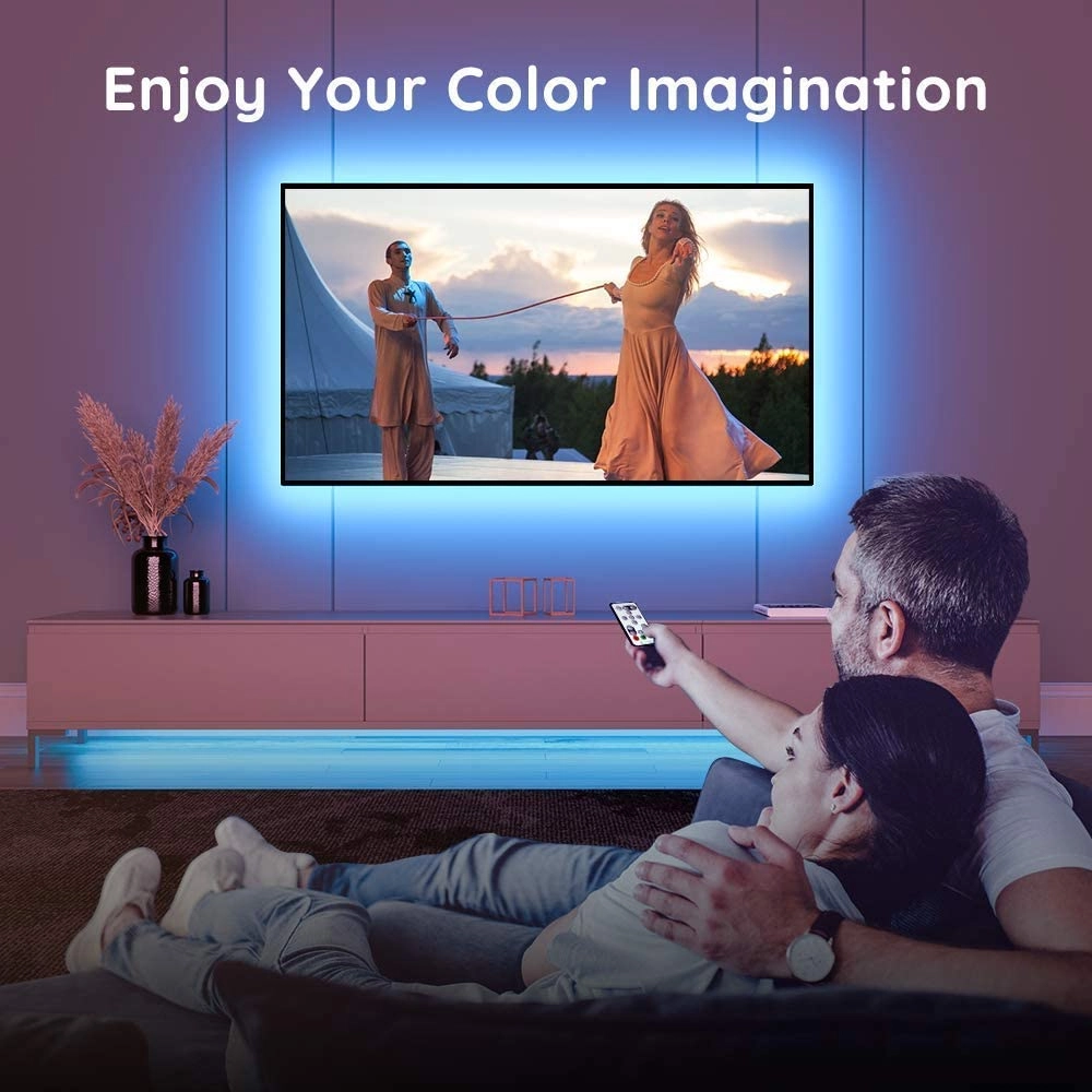 Banda LED TV RGB Govee H6183, USB, Telecomanda, 3 m, Sincronizare muzica, 10W, 46-60 inch 1 Banda LED TV RGB Govee H6183 USB Telecomanda 3 m Sincronizare muzica 46 60 inch 7 1