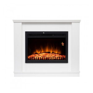 Rama cadru pentru semineu incorporabil, Alb BORA BORA