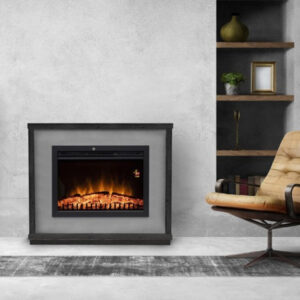 Rama cadru pentru semineu incorporabil, stejar Freya modern PALERMO