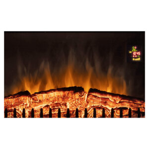 Semineu Electric incorporabil Home 3D, intensitate reglabila, telecomanda, termostat, 2 trepte incalzire, 1000 - 2000W