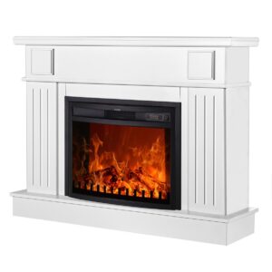 Semineu Electric 3D Marina Maxi & Zakynthos,1500W, Telecomanda, 2 trepte de caldura, 117*90*33 cm