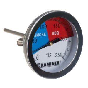 Termometru pentru gratar Smoke & BBQ PK006, Kaminer, otel, 0-250 grade Celsius