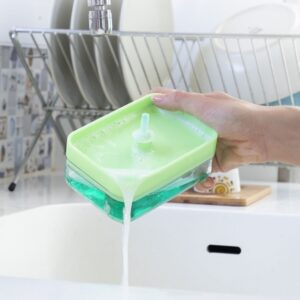 Distribuitor de detergent vase si sapun 2-in-1 pentru chiuveta Pushoap Innovagoods