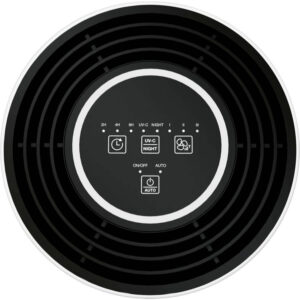 Purificator de aer cu lumina UV SOEHNLE AirFresh Clean 400, 4 etape de filtrare, Touch Screen, Mod Auto, Timer, 29W, 38 mp