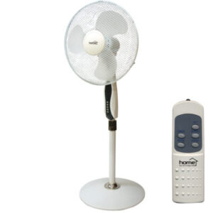 Ventilator cu picior, 45W, telecomanda, viteza reglabila, diametru 40 cm, Temporizator, Oscilare, Reglabil, Silentios, Alb
