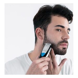Aparat de tuns multifunctional 5in 1 Cecotec 4220 pentru Cap, Barba, Nas, Urechii si Corporal, Wireless, Baterie Litiu 500mAh, Autonomie 60min, Afisaj Digital, Baza de incarcare, Negru