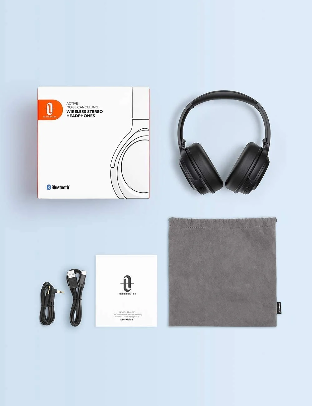 Casti audio TaoTronics TT-BH085, Active Noise canceling, Bluetooth 5.0, Bas puternic,True Wireless, Microfon CVC 8.0 2 Casti audio TaoTronics TT-BH085, Active Noise canceling, Bluetooth 5.0, Bas puternic,True Wireless, Microfon CVC 8.0