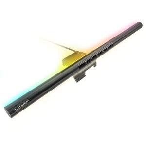 Lampa pentru monitor Ustellar RGBIC Wi-Fi Smart LED, 10W, aluminiu, Sincronizare muzica, Tuya   Smart Life