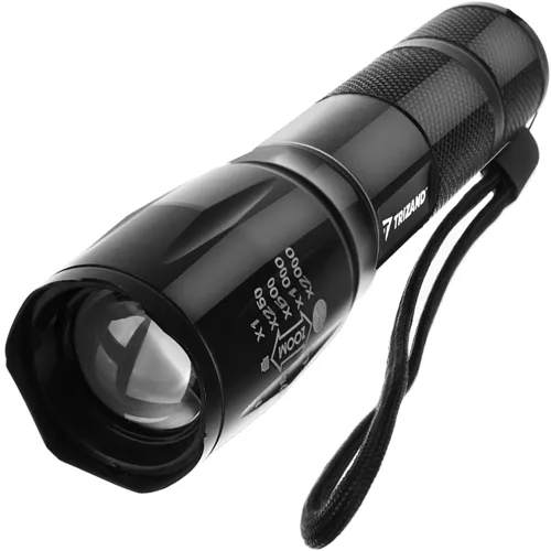 Lanterna LED SupFire E10, LED, 10W, 900 lm, 2300 mAh, IPX7, 5 moduri, Negru