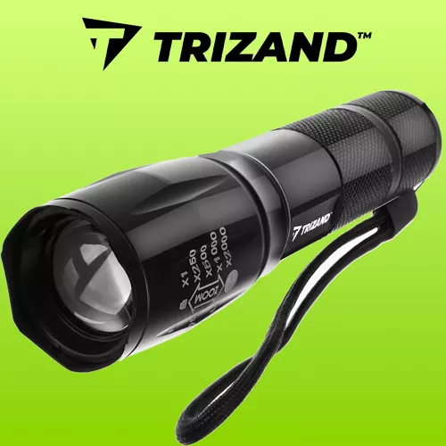 Lanterna LED SupFire E10, LED, 10W, 900 lm, 2300 mAh, IPX7, 5 moduri, Negru