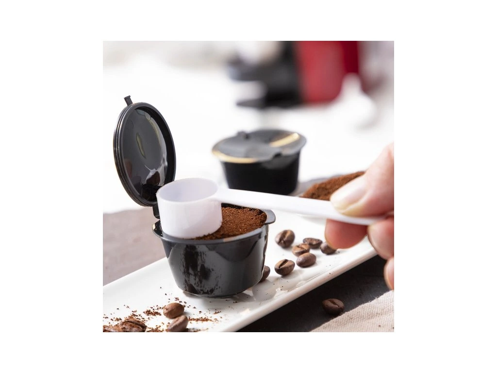 Set Capsule Reutilizabile pentru Cafea Innovagoods Redol – 3 Bucati Compatibile Dolce Gusto Include Lingurita si Perie de Curatare 8