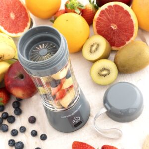 Blender cu Pahar Portabil Reincarcabil Shakuit InnovaGoods, Acumulator, 380 ml, 60 W