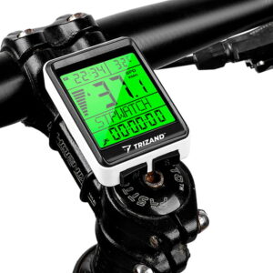 Ciclocomputer digital multifunctional, computer bicicleta, wireless, rezistent la apa, display LCD, vitezometru, contor distante, timer