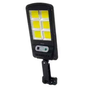 Reflector solar Izoxis cu panou separat, cablu 5m, 120 LED-uri, senzor, 4 moduri de operare, telecomanda, 24W, IP65