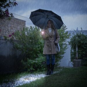 Umbrela Pliabila Reversibila Cu Led Folbrella Innovagoods