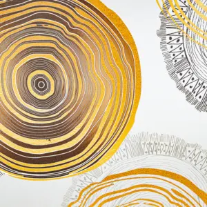 Panou Radiant Ceramic cu Infrarosu ArtHeat, Tip Tablou, Model Abstract, Smart WiFi, 120 x 60 cm, Telecomanda, Termostat, 500 W