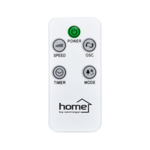 Ventilator cu picior Home Breeze, 45W, telecomanda, 3 trepte de viteza, diametru 40 cm, Timer, Oscilare, Reglabil, Silentios, Alb