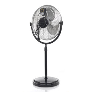 Ventilator cu stativ Home Perfect Cool, 100W, metalic, 3 trepte, diametru 45 cm, Oscilare, Reglabil