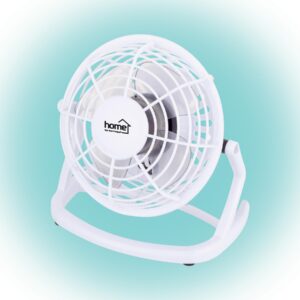 Ventilator de birou Home Cool Confort, 2.5W, USB, Reglabil, Silentios, Alb