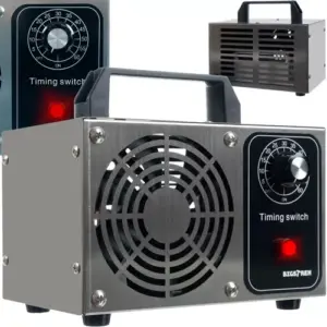 Generator de Ozon Bigstren Air Flow 150W, Purificare si Dezinfectare aer, Temporizator, Otel inoxidabil, 120 mp