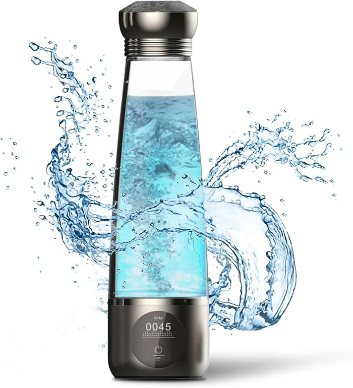 Sticla Generator de Apa Hidrogenata Portabila, Acumulator, Ecran Tactil, 280 ml